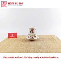 Bộ phin cafe cô gái Việt Nam