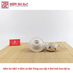 Bộ phin cafe vẽ chuồn kim