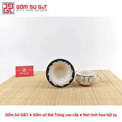 Bộ phin cafe vẽ cá béo