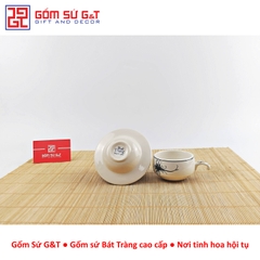 Bộ phin cà phê vẽ chuồn khoai tràm