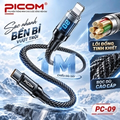 CÁP SẠC NHANH PICOM PC-09 – 20W