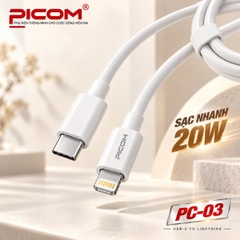 CÁP SẠC NHANH PICOM PC-03 – 20W