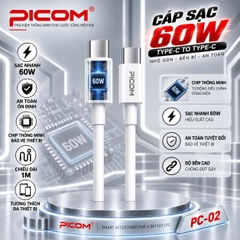 CÁP SẠC NHANH PICOM PC-02 – 60W