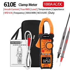 Ampe Kìm đo dòng ac/dc VICTOR 610E True RMS (1000A/1000V)