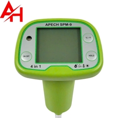 Bút đo pH đất trồng, nhiệt độ đất, độ ẩm đất, ánh sáng 4 in 1 APECH SPM-9