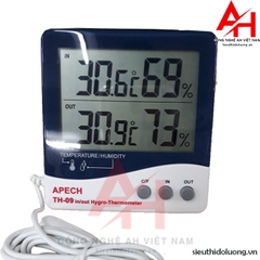 Đồng hồ đo nhiệt độ, độ ẩm APECH TH-09