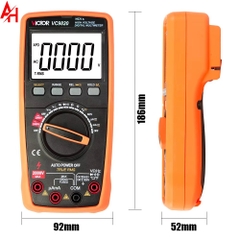 Đồng hồ vạn năng điện áp cao VICTOR 9820 (2000VAC/DC, TrueRMS)