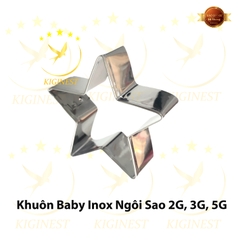 Khuôn Yến Inox Baby Ngôi Sao