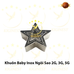 Khuôn Yến Baby Ngôi Sao - Inox Dày