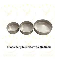 Khuôn Yến Baby Tròn - Inox Dày