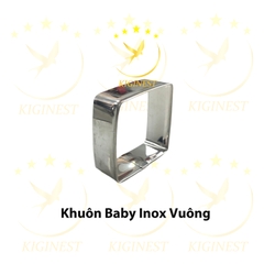 Khuôn Yến Baby Vuông 5G, 10G - Inox Dày