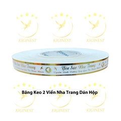 Băng Keo Ép Kim 2 Viền Yến Sào Nha Trang- Vàng