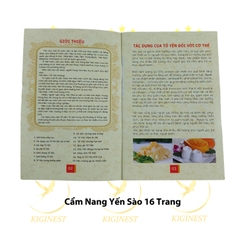 Cẩm Nang Sử Dụng Yến Sào - Cuốn 16 Trang