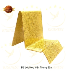 Đế Lót Hộp Yến Mạ Vàng Nhũ Kim