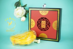 Bộ Hộp Quà Gỗ Khay Hộp Hoa Mai 100G