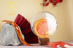 Hộp Nhựa Đài Loan Hoa Văn Kim Cương 100G