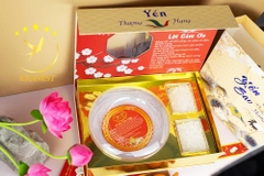 Bộ Hộp Quà Giấy Nam Châm Khay Hoa Mai 100G