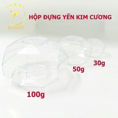 Hộp Kim Cương Đựng Yến Tinh Chế 30g