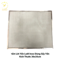 Tấm Lưới Lót Yến Inox - 40x60cm