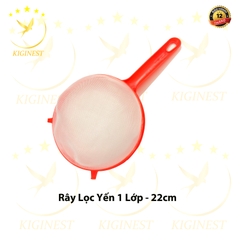Rây Nhựa Lọc Yến 1 Lớp 22cm