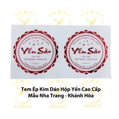 Tem Ép Kim Yến Sào Nha Trang-Khánh Hòa 6 Chim Yến