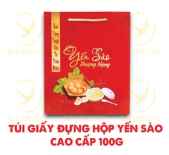 Túi Giấy Đỏ Đẳng Cấp Thượng Hạng 100G - 23x28x8Cm