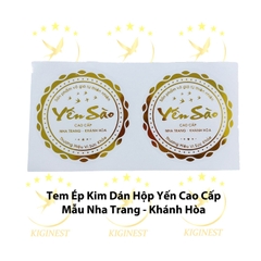 Tem Ép Kim Yến Sào Nha Trang-Khánh Hòa 6 Chim Yến