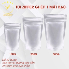 Túi Zip Bạc