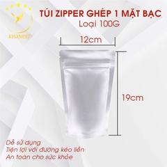 Túi Zip Bạc