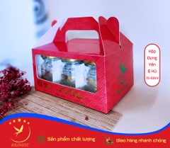 Hộp Giấy Đựng 6 Hũ Yến Chưng