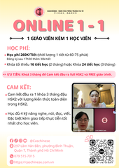 TIẾNG TRUNG MỘT KÈM MỘT