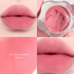 Son Kem Bùn Dearmay Kiêm Má Hồng Mờ Lì Thuần Chay Pure Falling Mood Lip Pot 6.5g