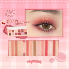Phấn Mắt PINKFLASH 12 Ô Lâu Trôi Có Nhũ Ánh Kim Pink Dessert Pro Touch Eyeshadow Palette PF-E15