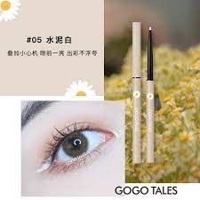 Chì Kẻ Mắt Gogo Tales Hoa Cúc Sắc Mảnh Lâu Trôi Waterproof Crayon Eyeliner 0.1g