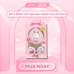 Set 3 Bông Mút Tán Nền Glorie Baa Baa Sheep Collection Dual-Function Foundation Puffs