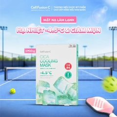 Mặt Nạ Cell Fusion C Rau Má Hạ Nhiệt, Giảm Mụn & Dịu Da Cica Cooling Mask 27g