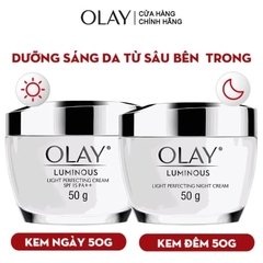 Kem Dưỡng Ẩm OLAY LUMINOUS Ngày Và Đêm Dưỡng Sáng Da 50g