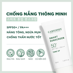 Kem Chống Nắng Caryophy Nâng Tông Smart Sunscreen Tone Up SPF50+/PA+++ 50ml