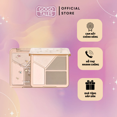 Phấn Bắt Sáng, Tạo Khối GOGO TALES 4 Ô Light Shadow Flawless Highlight Contouring Palette