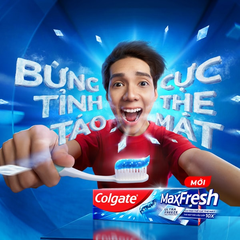 Kem Đánh Răng Colgate Maxfresh The Mát Dài Lâu Gấp 10 Lần 225g
