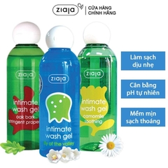 Dung Dịch Vệ Sinh Phụ Nữ Ziaja Giúp Dưỡng Ẩm, Khử Mùi Intimate Wash Gel 200ml