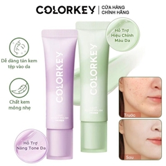 Kem Lót Trang Điểm Colorkey Mỏng Nhẹ, Nâng Tông, Làm Đều Màu Da Light Weight Polish Primer 30g