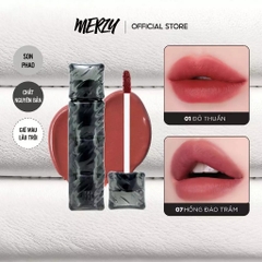 [NEW][SON PHAO] Son Kem Lì Merzy Bền Màu, Lâu Trôi Puffer Velvet Tint 3.7g