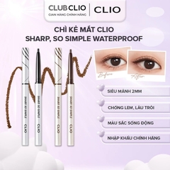 Chì Kẻ Mắt Clio Sharp So Simple Waterproof Pencil Liner