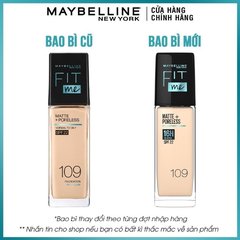 Kem Nền MAYBELLINE Kiềm Dầu, Cho Lớp Nền Mịn Lì Tự Nhiên Fit Me Matte Poreless Foundation 30ml