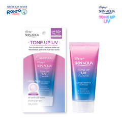 Tinh Chất Chống Nắng Sunplay SKIN AQUA Hiệu Chỉnh Sắc Da Tone Up UV Essence - Lavender SPF50+/PA++++ 50g (Tím-Tuýp)