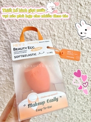 [HEY-KMHDP] H-9002 - Bông Mút Trang Điểm Nền HEY Beauty Egg Hình Giọt Nước Vạt Xéo 27g