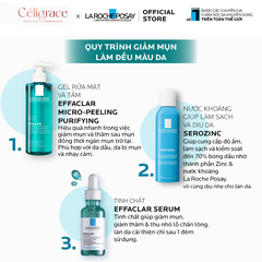 Gel Rửa Mặt & Tắm La Roche-Posay Làm Sạch & Giảm Mụn Effaclar Micro-Peeling Purifying Gel