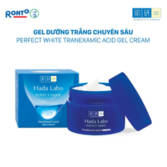 Gel Dưỡng Hada Labo Làm Trắng Da, Giảm Thâm Nám Perfect White Tranexamic Acid Gel Cream 50g