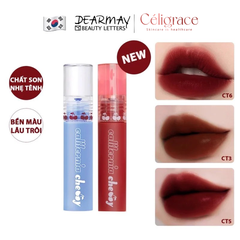 [CLESAL2401 - DATE 11/2024] Son Kem Lì Dearmay Lên Màu Chuẩn California Cherry Velvet Tint 4.4g